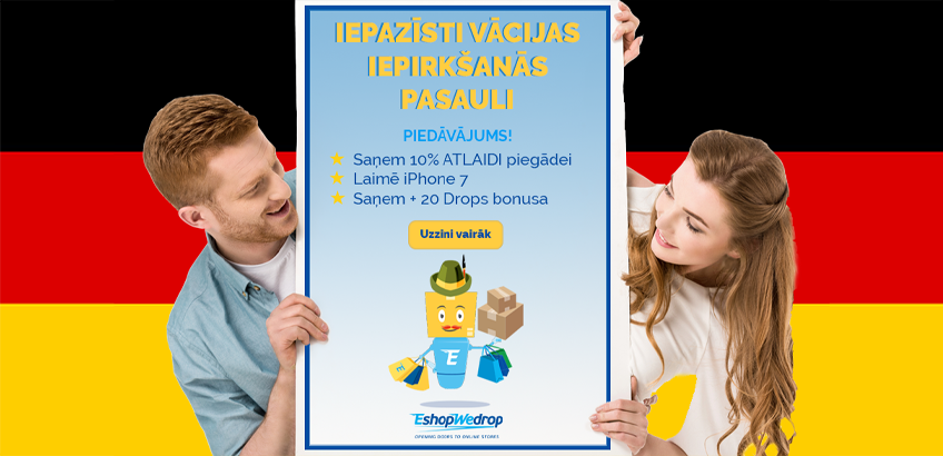 Iepazīsti iepirkšanās iespējas Vācijā